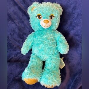 Aladdin blue sparkle Build-a-Bear stuffed bear EUC